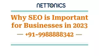 Why SEO is Important for Businesses in 2023
