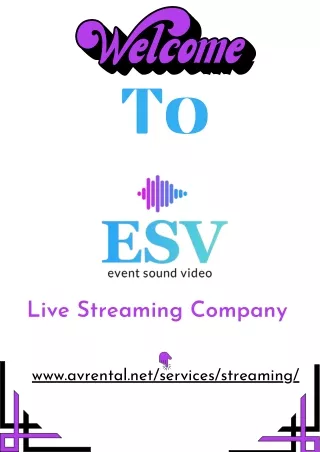 Live Streaming company