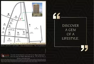 Luxury 1.5 BHK, 2-2.5 BHK & 3 BHK Flats / Apartments in Vashi, Navi Mumbai | Gam