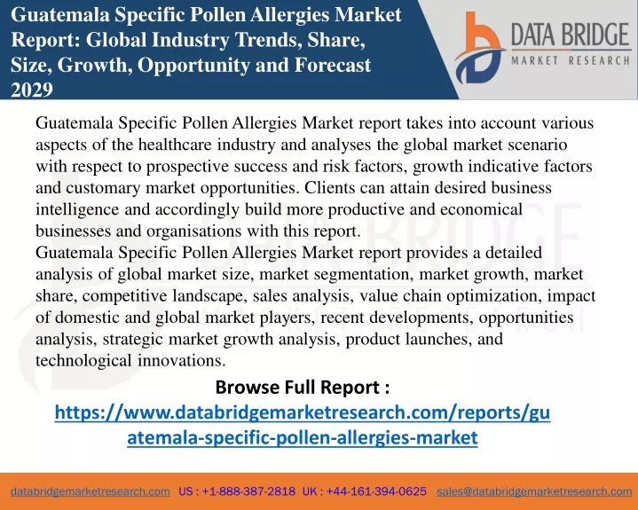 guatemala specific pollen allergies market report