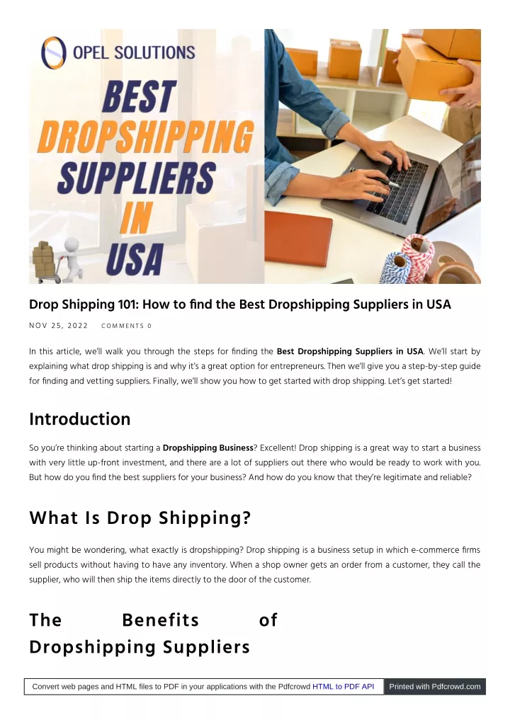 drop shipping 101 how to nd the best dropshipping