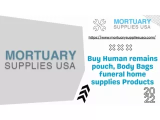Buy Human remains pouch, Body Bags funeral home supplies Products