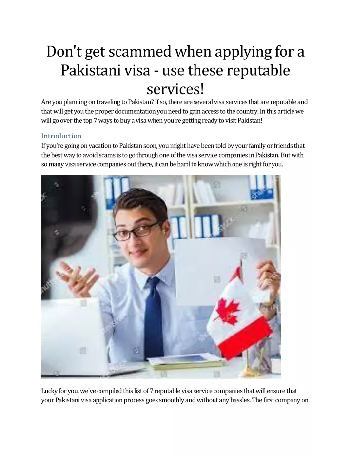 don t get scammed when applying for a pakistani