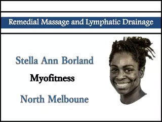 remedial massage and lymphatic drainage