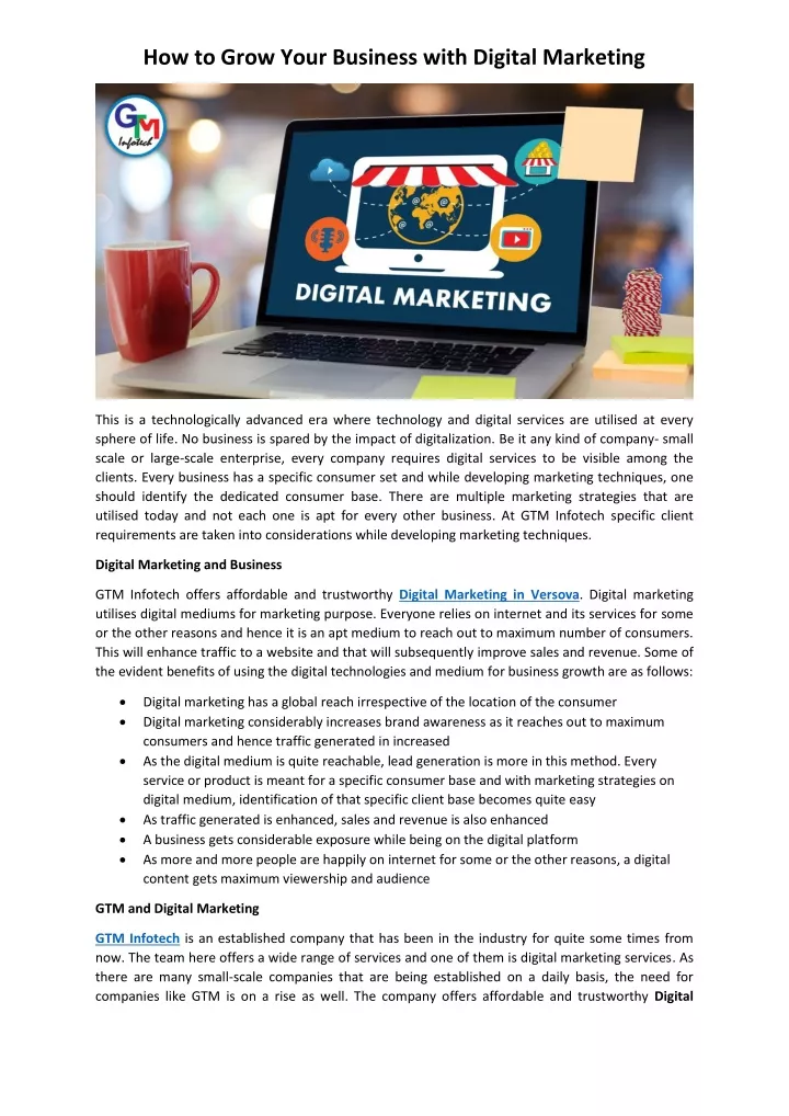 how to grow your business with digital marketing