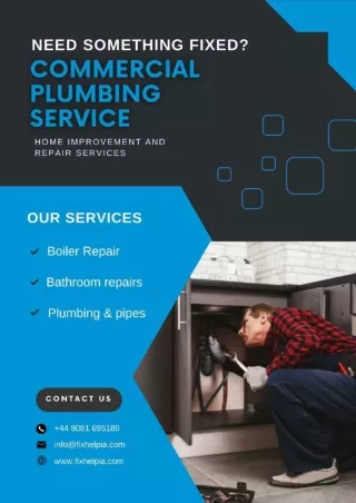 Commercial Plumbing Service in Buckinghamshire