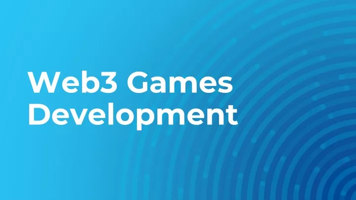 web3 games development