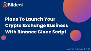 plans to launch your crypto exchange business