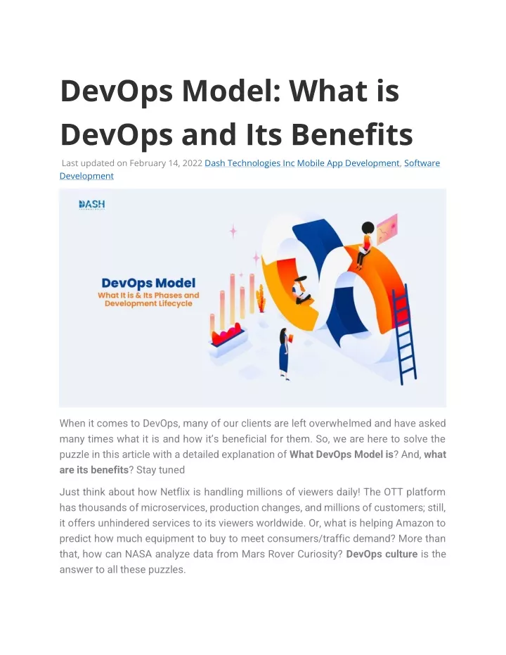 devops model what is devops and its benefits last