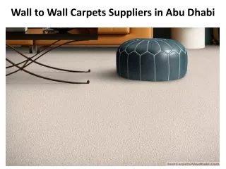 Wall to Wall Carpets-bestcarpetsabudhabi