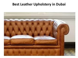 Leather Upholstery dubaiupholsteryshop