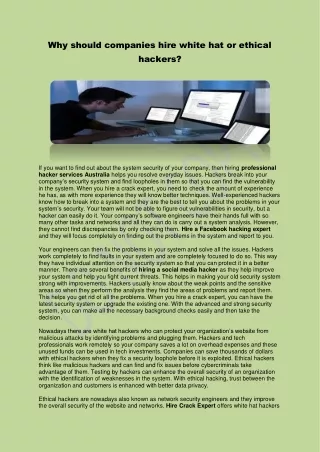 Hire Professional Hacker In USA
