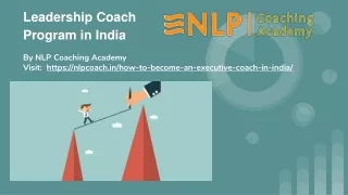 Leadership Coach Program in India