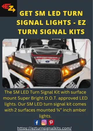 Get Sm Led Turn Signal Lights  - EZ Turn Signal Kits