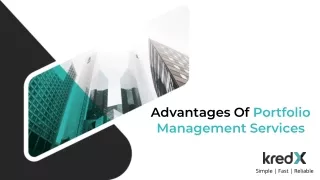 Advantages Of Investing In Portfolio Management Services