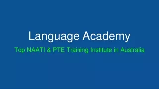 Get the best Pte Training Institute in Australia