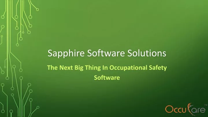 sapphire software solutions