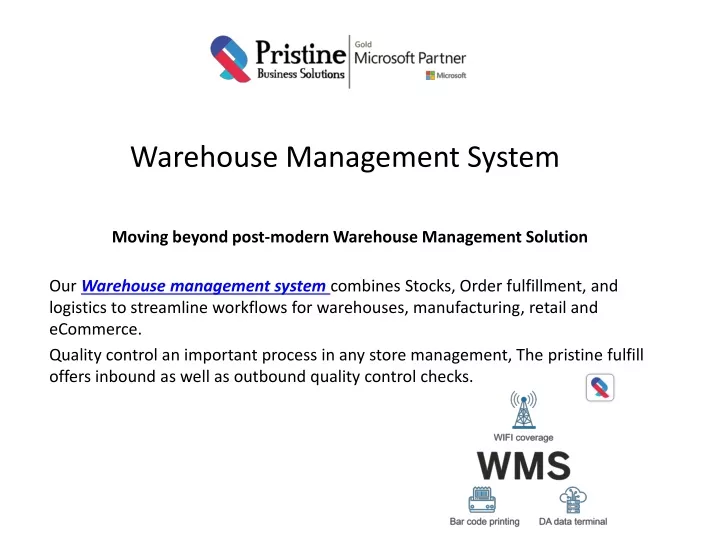 warehouse management system