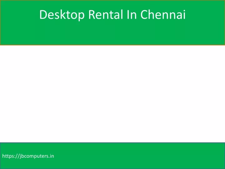 desktop rental in chennai