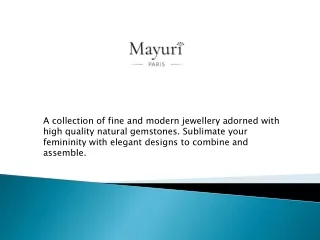 Obtenez Le Meilleur D’Une Bague en or 18 Carats ET de Bijoux en Vermeil Chez Mayuri
