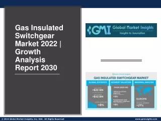 Gas Insulated Switchgear Market PPT