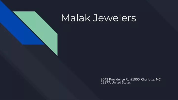 malak jewelers