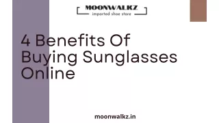 4 Benefits Of Buying Sunglasses Online