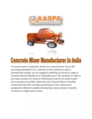 a concrete mixer is popularly known as a cement