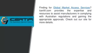 finding for global market access services