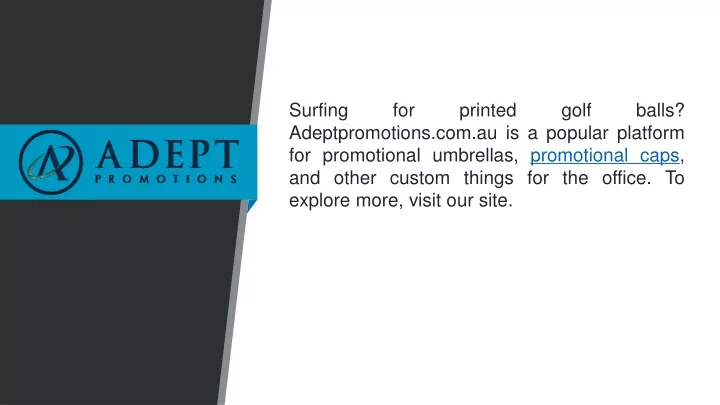 surfing for printed golf balls adeptpromotions