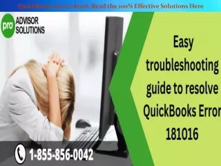quickbooks error 181016 read the 100 effective solutions here