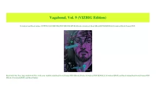 (READ-PDF!) Vagabond  Vol. 9 (VIZBIG Edition) PDF EBOOK DOWNLOAD