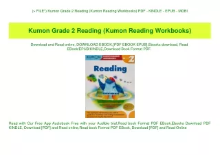(P.D.F. FILE) Kumon Grade 2 Reading (Kumon Reading Workbooks) PDF - KINDLE - EPUB - MOBI