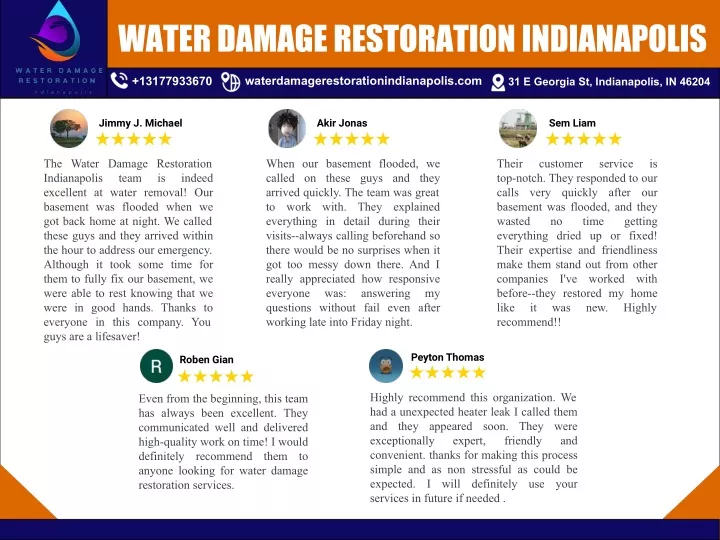 water damage restoration indianapolis
