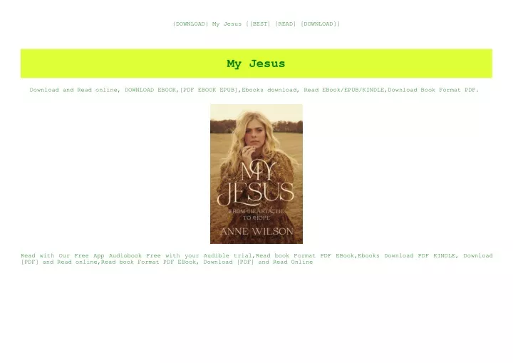 download my jesus best read download