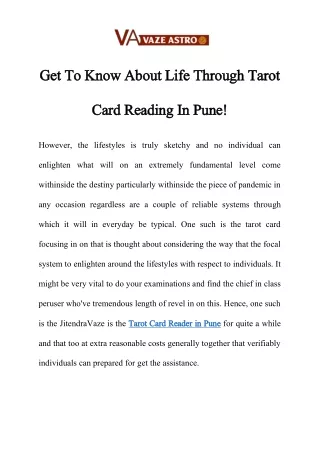 Tarot Card Reader in Pune Call-9881517056