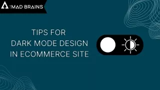 Tips For Dark Mode Design In Ecommerce Site