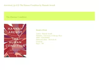 download_[p.d.f]) The Human Condition  by Hannah Arendt