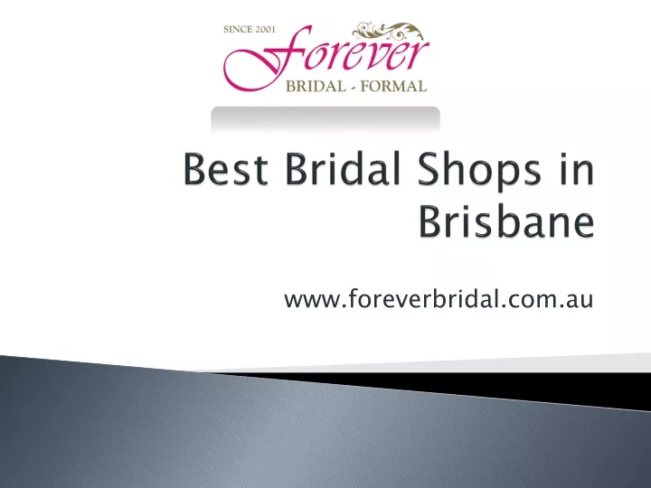 best bridal shops in brisbane