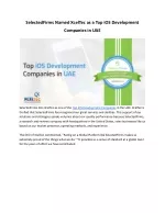 SelectedFirms Named XcelTec as a Top iOS Development Companies in UAE - slide 1