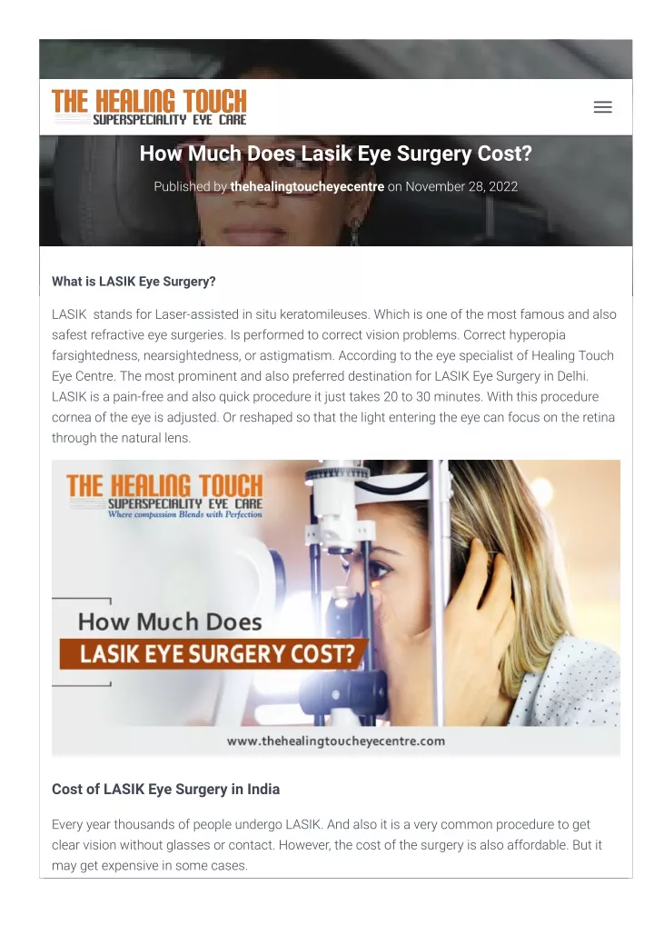 how much does lasik eye surgery cost