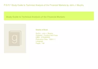 P.D.F)^ Study Guide to Technical Analysis of the Financial Markets  by John