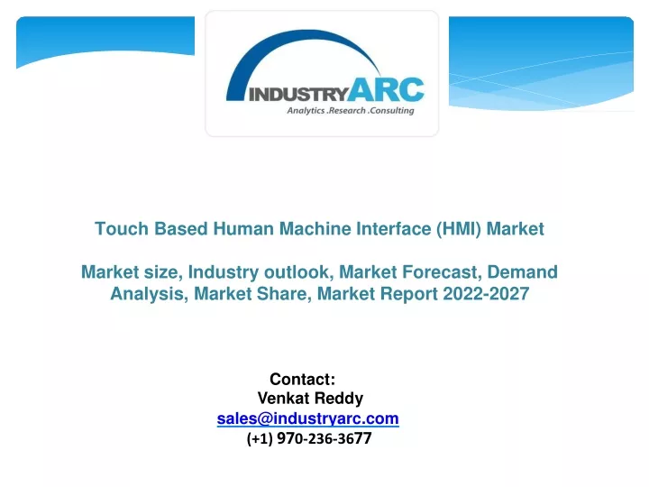 touch based human machine interface hmi market