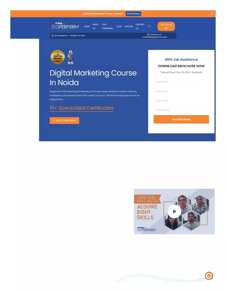 download detailed course brochure