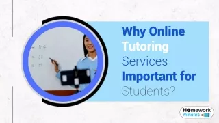 Online Tutoring Services