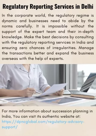 regulatory reporting services in delhi
