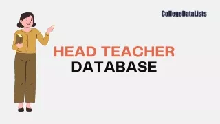 HEAD TEACHER DATABASE
