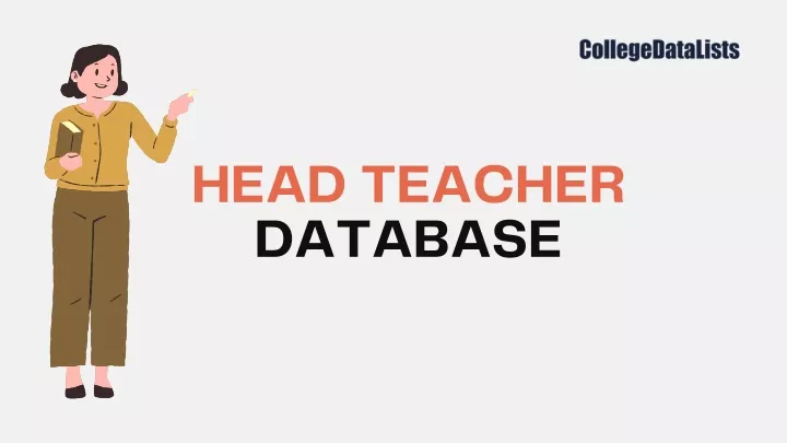 head teacher database