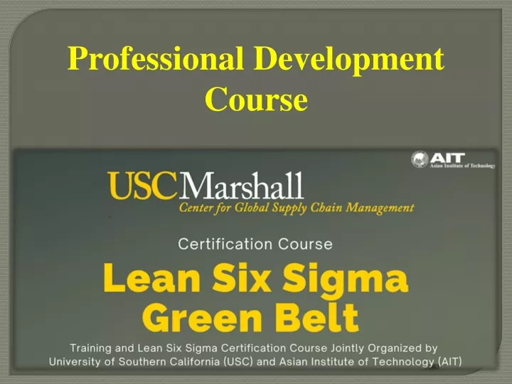 professional development course