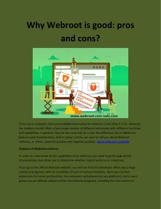 why webroot is good pros and cons